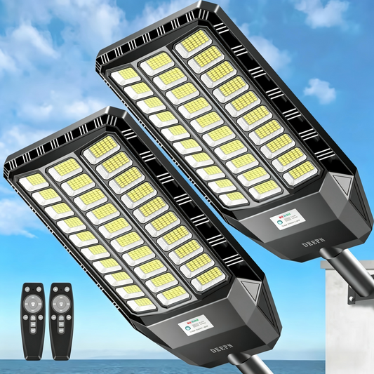 9000W Ultra Bright Solar Led Street Light System
