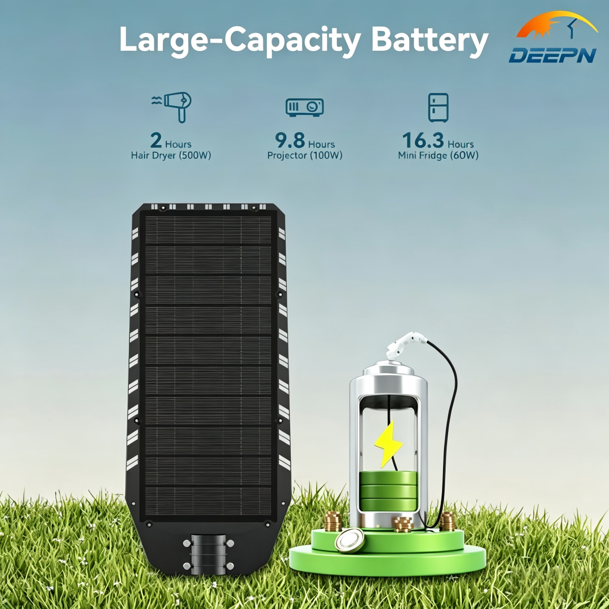 9000W Ultra Bright Solar Led Street Light System
