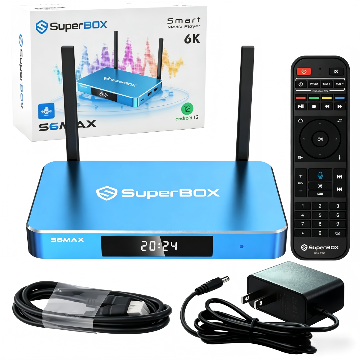 🔥S6 Max 2025 Super Box for TV⏰No Monthly Fees📶100% Free TV Box